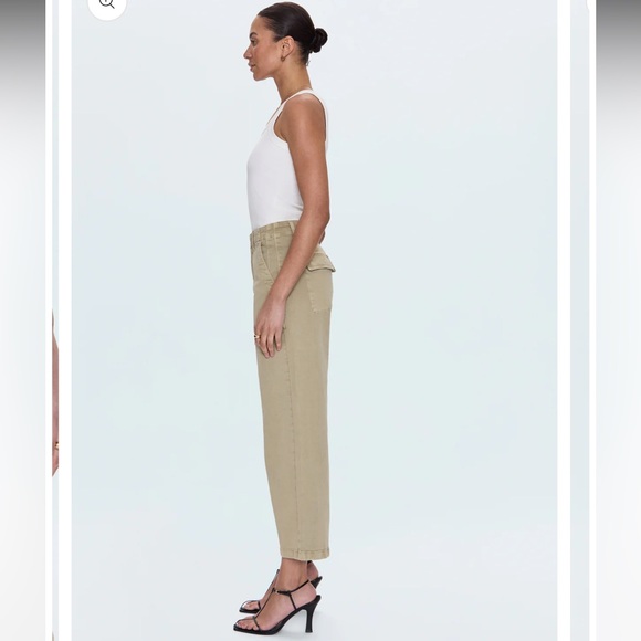 Pistola - SOPHIA WIDE LEG PANT - ARTICHOKE - Picture 4 of 8